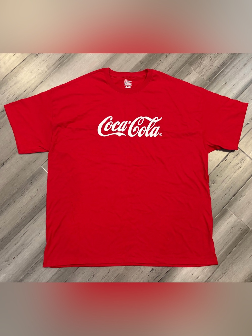 [NWOT] Hanes Red Short Sleeve T‑Shirt with White Coca-Cola Logo, XXL